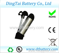 Bottle style 48V 11.6Ah Li-ion rechargeable ebike battery pack