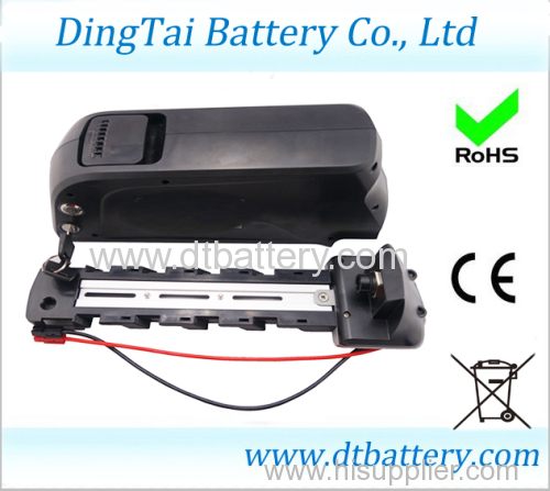 Down tube electric bike rechargeable battery 48V 11.6Ah with Samsung INR18650-29E cell 5V USB output