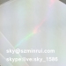 destructible label papers/ultra destructible vinyl/rainbow effect paper