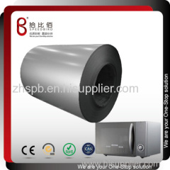 CHINA superior quality prepainted steel coil price for MICROWAVE OVEN CABINET