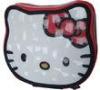 Lovely Cat Shaped Two Zippered Pencil Case Girls Filling Color Pencils