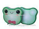 Cute Double Pocket Filled Pencil Case Frog Shaped For Kids Drawing