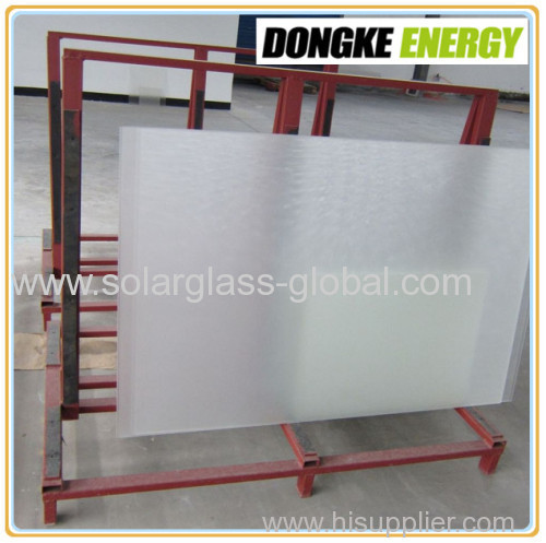 AR coating low iron tempered solar glass