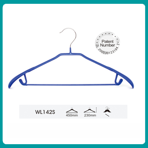 PE coated laundry metal wire hanger