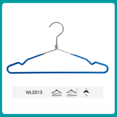 PE coated laundry metal wire hanger