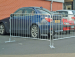 galvanized road crowded control barrier road safety crowd control barricade