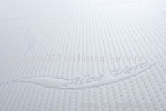 Hot sale eco-friendly and health care long single Rolled Plush soft knitted fabric memory foam mattress