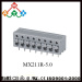 right angle 5.0mm Screwless Terminal Blocks Spring connector
