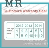 Custom Anti-fake Paper Warranty Void Security Sticker Non Removable Sticker Warranty Void If Seal Broken