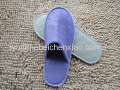 comfortable hotel disposable pleuche slippers