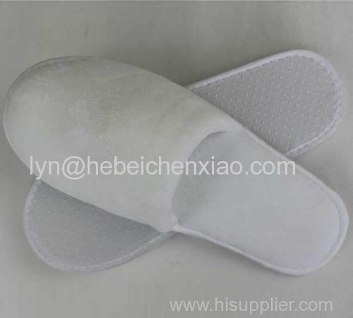 China hotel disposable slippers coral flece slippers