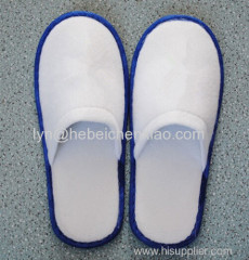 100% cotton Cut velvet Hotel Slippers