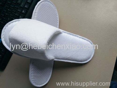 luxury quality velour indoor slipper for new house gift