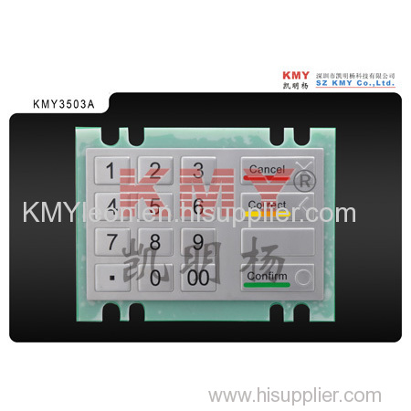 3des Encryption Keypad for Payment Kiosk