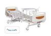 ICU Manual Double Crank Medical Equipment Hospital Beds With 5 Inch Silent Caster