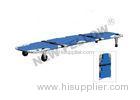 Hospital Aluminum Emergency Folding Stretcher Ambulance Stretcher Trolley With 2pcs Belts