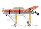 Aluminum Alloy Adjustable Wheeled Automatic Loading Stretcher With 65 Back Angle