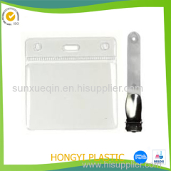 clear pvc card holder