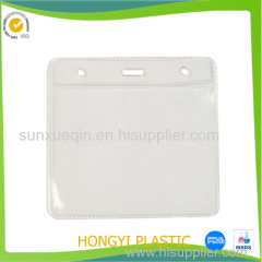 clear pvc card holder