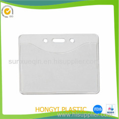 plastic clear id card holder