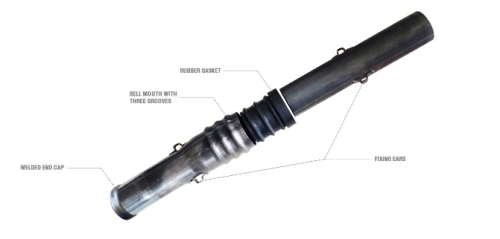 Push Fit Type Sonic Logging Pipes