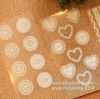 Top Quality Self Adhesive Heart Logo Sticker Label Permanent Adhesive Vinyl Sticker Transparent Label Sticker