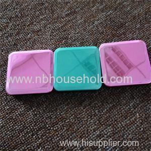 PLASTIC POCKET MIRROR W/ UV ELECTROPLATED