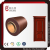 Wooden grail pvc coated steel sheet for door making