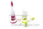 Custom Stiff Fiber Deluxe Plastic toilet cleaning brush with base set