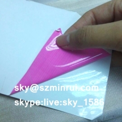 Factory Sale Strong Adhesive Invisible Cover Destructible Label Paper with Inside Color