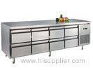 Eight Drawers Stainless Steel Counter Reach In Refrigerator Freezer For Commercial