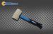 White Head Rubber Mallet Hammer Non - Slip Grip Handle With Shock Reduction