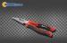 Antistatic Electronic Hand Tools Carbon Steel Long Flat Nose Pliers 6 / 8 Inch