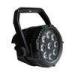 High Power Black LED PAR Lighting 9 X 5 IN 1 RGBWA Aquarium Led Lighting