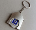 custom zinc alloy metal trolley coin holder token keychain 1