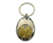 custom zinc alloy metal trolley coin holder token keychain 2