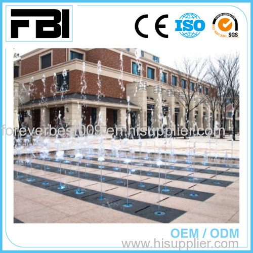 square shape dry fountain/ with lights decoration/ running fountain/ muisc fountain
