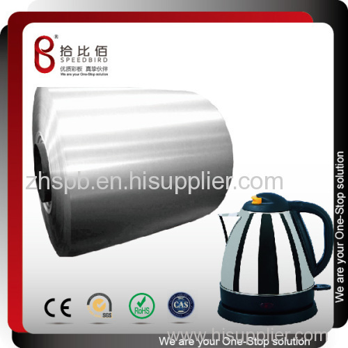 Precoated GI metal sheet for electric kettle