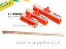 Outdoor Shingle Scraps Wooden Handle Sweeping Brooms Orange 40cm