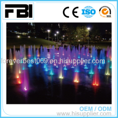 ourdoor music dancing fountain project with led light decoration water fountain