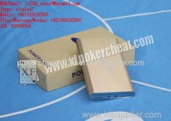 XF Power Bank Camera With 3 Lens To Scan Side-Marks Playing Cards For Poker Analyzer