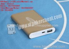 XF Power Bank Camera With 3 Lens To Scan Side-Marks Playing Cards For Poker Analyzer