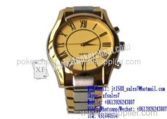 XF Golden Color Watch Camera To Scan Bar-Codes Marking Playing Cards In The Hand For Poker Analyzer