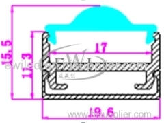 30 degree beam angle led strip profiles for wall or ceiling