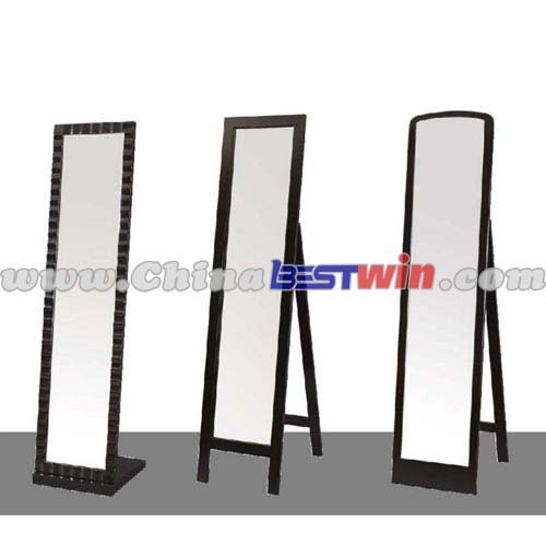 Square Floor Mirror Wirh Support