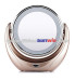 2014 new style hot sale LED double side desktop mirror power supplied with batteries