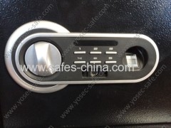 Yosec compact biometric pin code safe locked with code+ fingerprints for home or office use