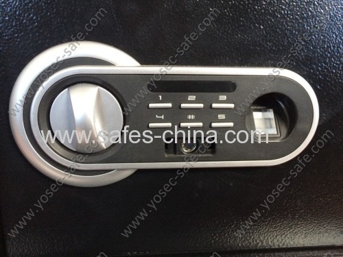 Yosec compact biometric pin code safe locked with code+ fingerprints for home or office use