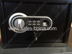 Yosec compact biometric pin code safe locked with code+ fingerprints for home or office use