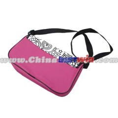 Square Shape Children' s Coloring Bag/ Pink Single Shoulder Bag for Travel/ Camping/ Hiking/Picnic